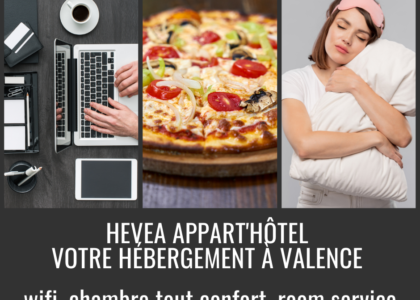 Séjour pro à Valence : Hevea Appart’hôtel, votre résidence 3 étoiles